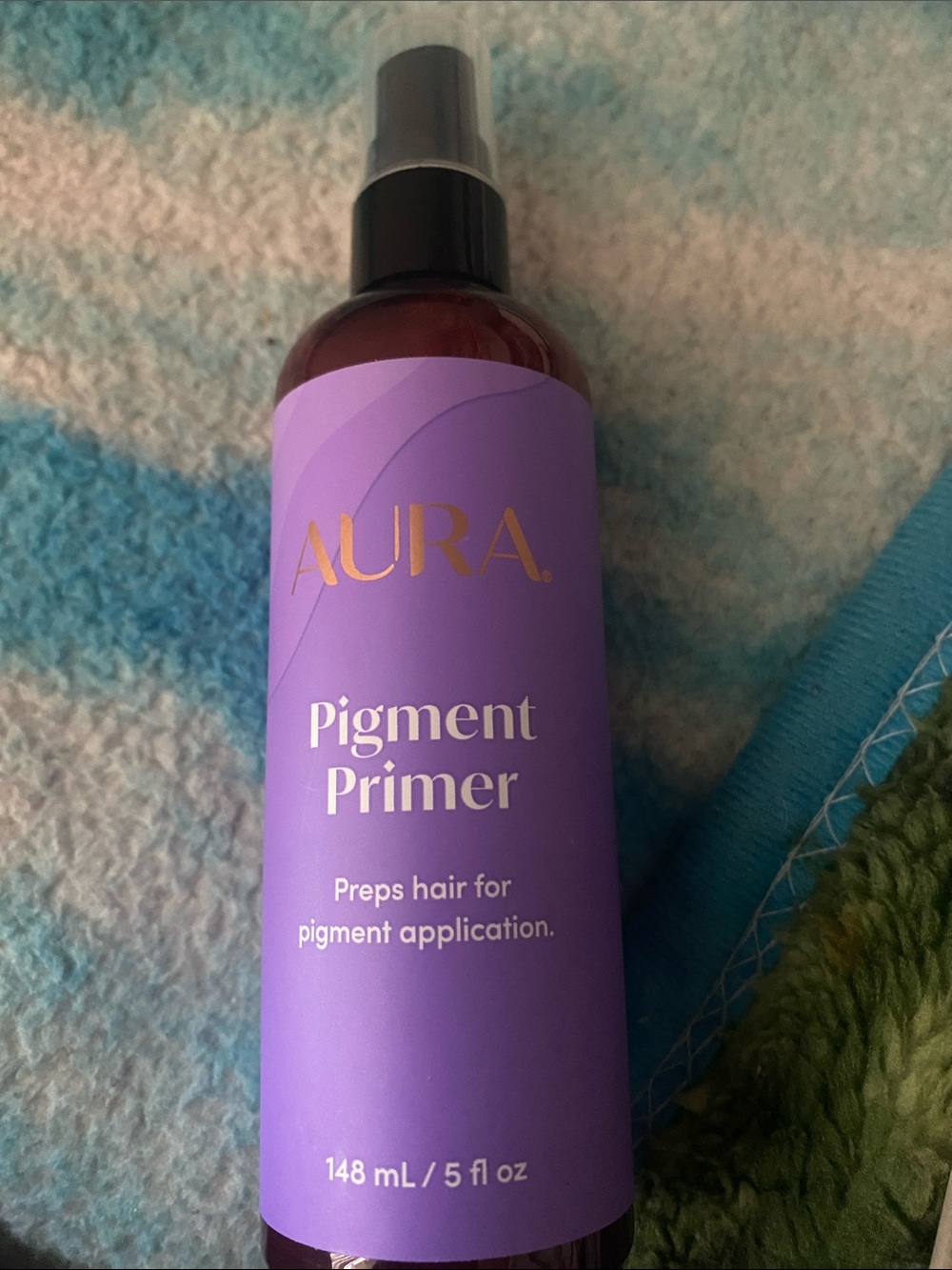 Aura Pigment Primer Hair Prep Spray – Purple